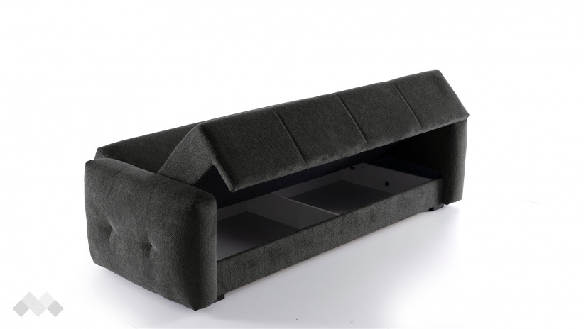 Диван Бахама триместни графит - изглед 4