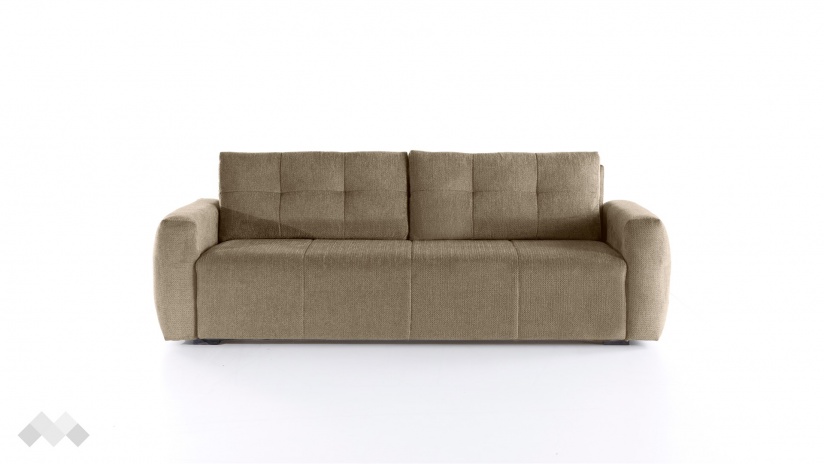 Диван Бахама триместни кафяв - изглед 2