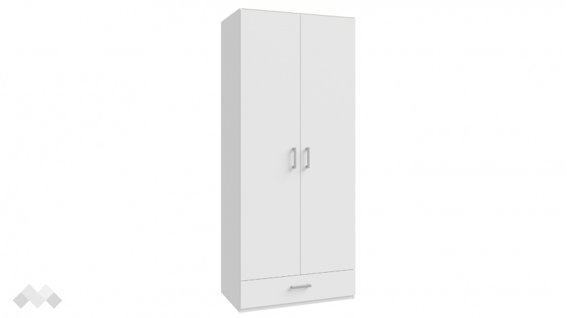 Гардероб Беатрис двукрилни бял - изглед 4
