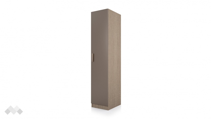 Гардероб Бъфало еднокрилни мока с лате - изглед 2