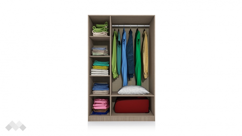 Гардероб Спрингфийлд трикрилни мока с лате - изглед 4