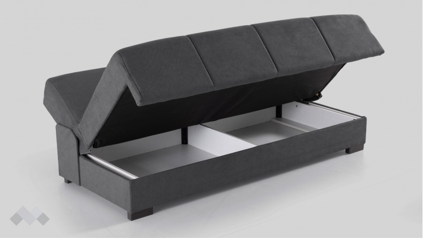 Клик-клак канапе Бостън триместни сив - изглед 4