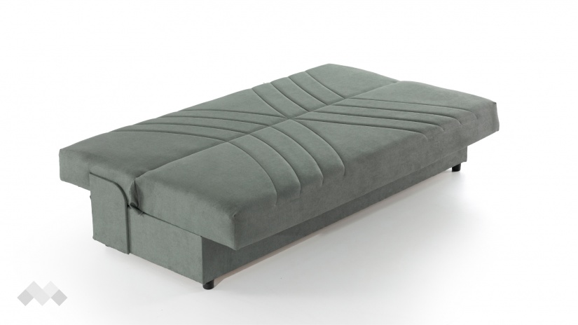 Клик-клак канапе Фиджи триместни зелен - изглед 4