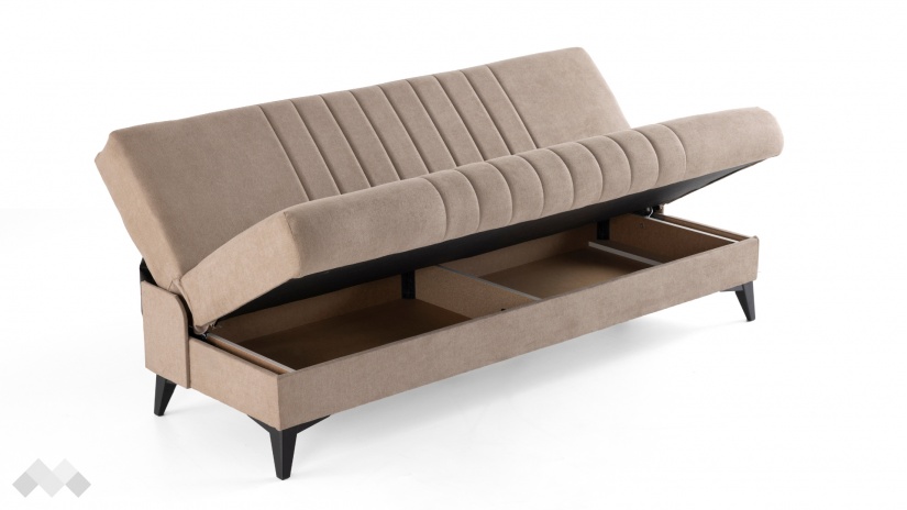 Клик-клак канапе Кенто триместни кафяв - изглед 3