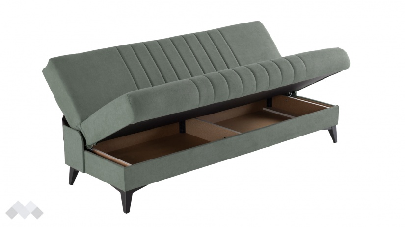 Клик-клак канапе Кенто триместни зелен - изглед 4