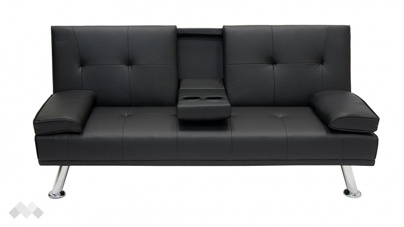 Клик-клак канапе Лийн двуместни черен - изглед 4