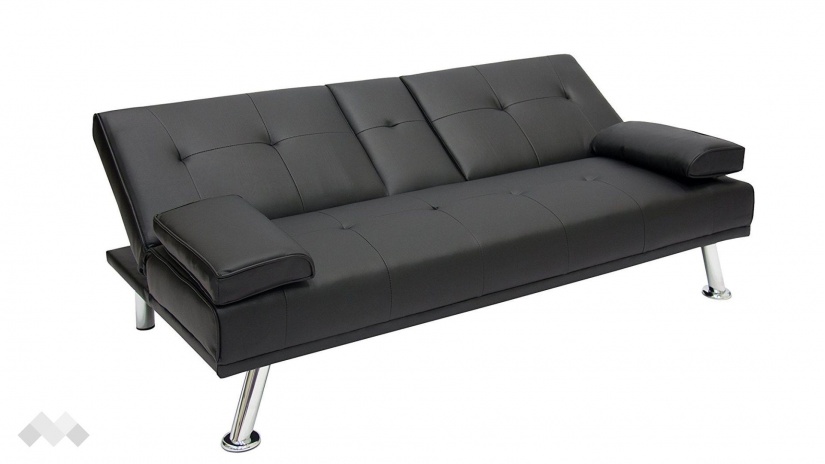 Клик-клак канапе Лийн двуместни черен - изглед 5