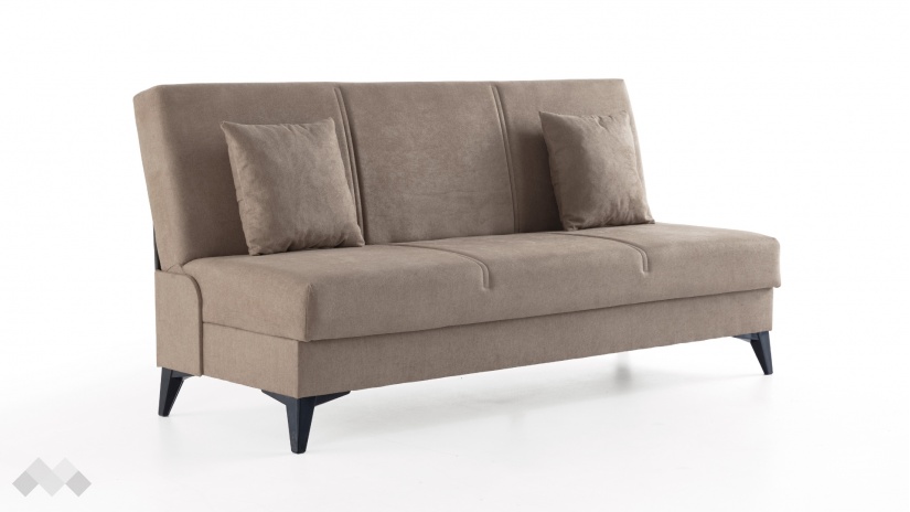 Клик-клак канапе Мерит триместни кафяв - изглед 2