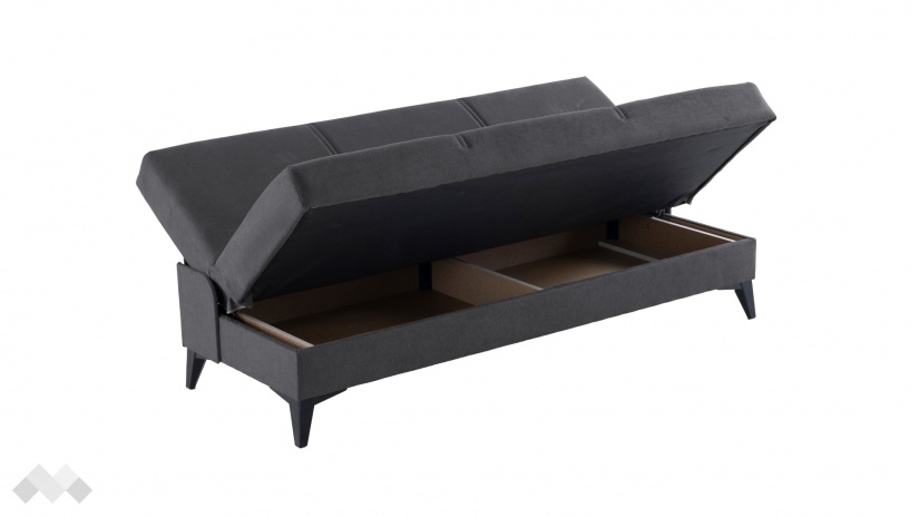 Клик-клак канапе Мерит триместни сив - изглед 4