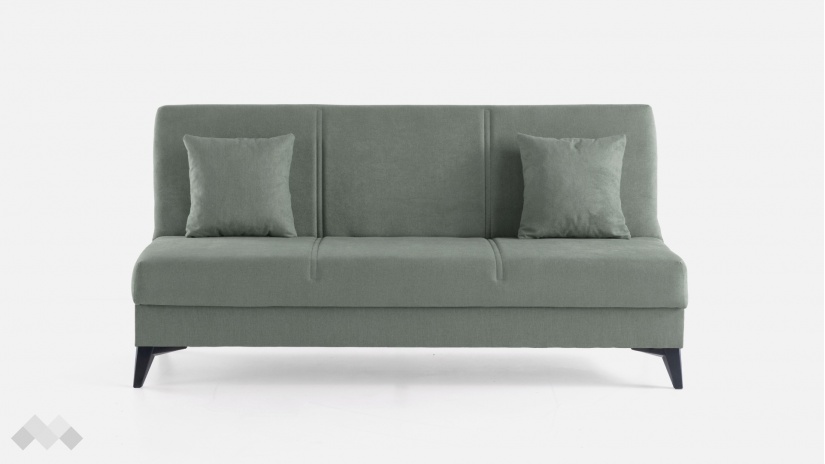 Клик-клак канапе Мерит триместни зелен - изглед 3