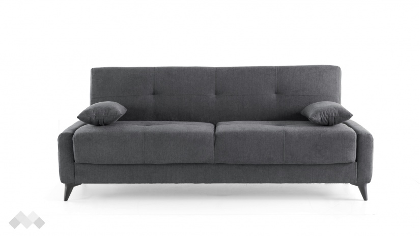 Клик-клак канапе Нейт триместни сив - изглед 3