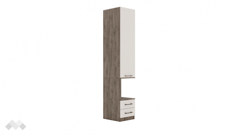 Спален комплект Комо К3 орех селект тъмен с кашмир - изглед 7 - МебелМаг Спален комплект Комо К3 орех селект тъмен с кашмир - изглед 7