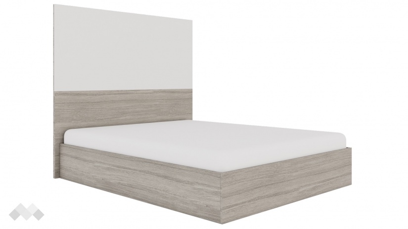 Спален комплект Комо К4 дъб ърбан ойстър с бяло - изглед 6 - МебелМаг Спален комплект Комо К4 дъб ърбан ойстър с бяло - изглед 6