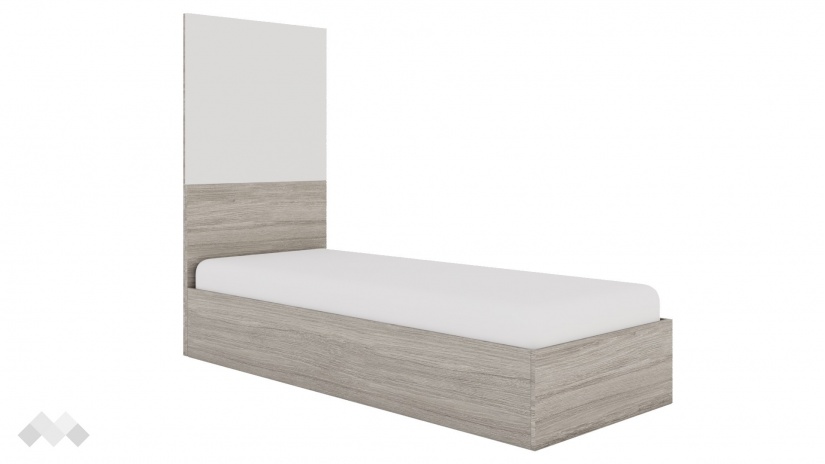 Легло 82/190 Комо дъб ърбан ойстър - изглед 1