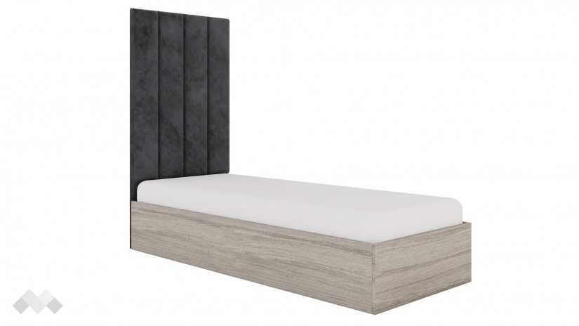 Легло 82/190 Комо дъб ърбан ойстър - изглед 1