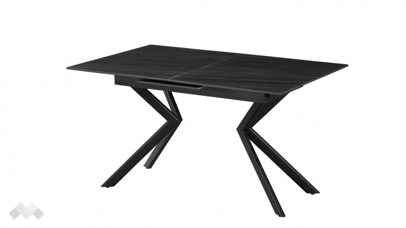 Трапезна маса Екстенс разтегателни тъмен травертин - изглед 1