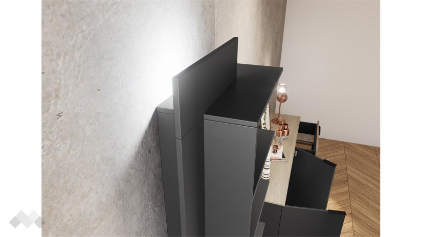 Секция Амрен модулни сонома арвен с графит - изглед 5