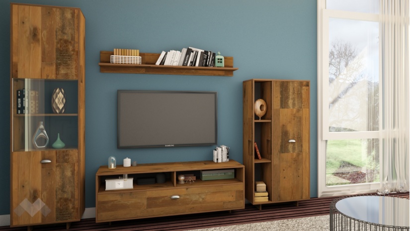 Секция Оливия модулни олд стайл - изглед 1