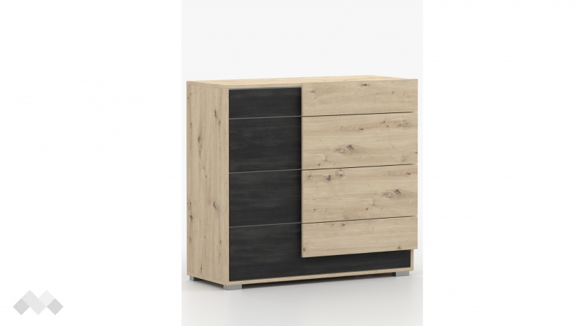 Скрин Бафра дъб артисан с тъмен норвежки бор - изглед 2