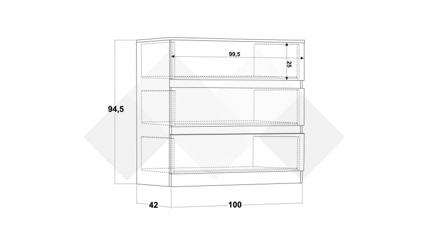 Скрин Латте тъмен норвежки бор - изглед 4