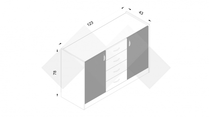 Скрин Хироу дъб вотан с черно шагре - изглед 3