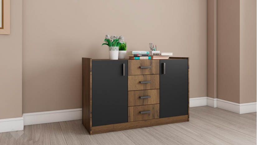 Скрин Хироу дъб вотан с черно шагре - изглед 1