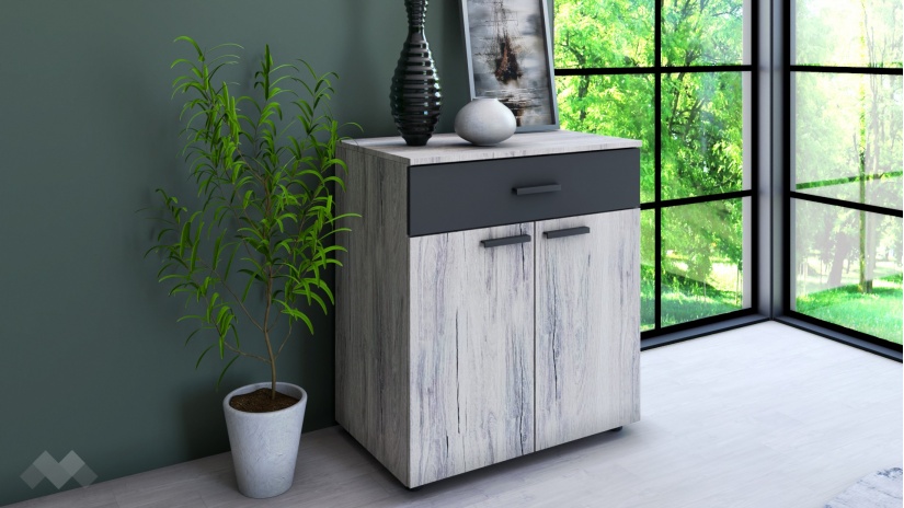 Спален комплект Дани малта с антрацит - изглед 7