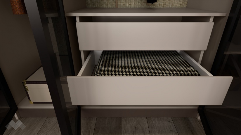 Спален комплект Лусо с включен матрак Бонел 160/200 кашмир с лате - изглед 10