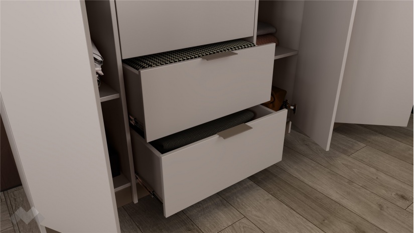 Спален комплект Лусо с включен матрак Бонел 160/200 кашмир с лате - изглед 7