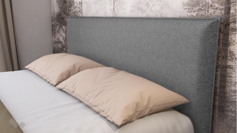 Тапицирана спалня 160/200 Дена с включен матрак Sleep Nuvia 160/200 сив - изглед 2
