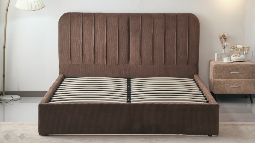 Тапицирана спалня 160/200 Виона с включен матрак Sleep Nuvia 160/200 кафяв - изглед 4