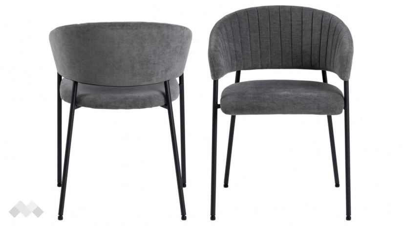 Трапезен стол Ансора сив - изглед 1