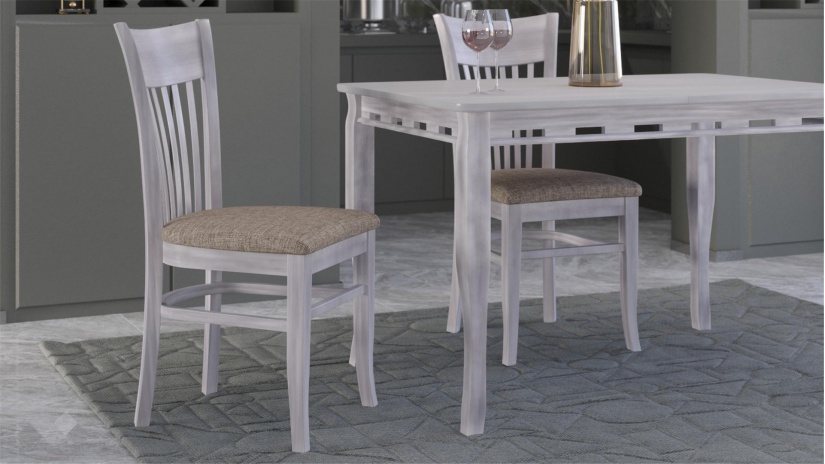 Трапезен стол Атина патина - изглед 1