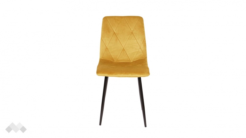 Трапезен стол Брикс жълт - изглед 2