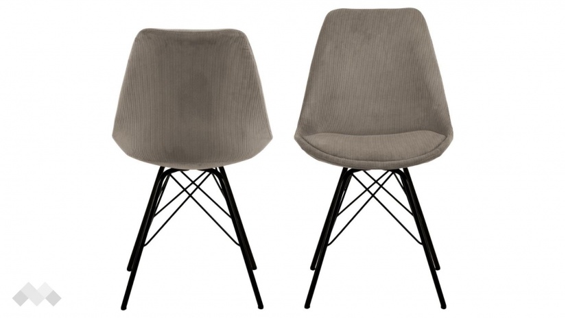 Трапезен стол Ерис бежов - изглед 1