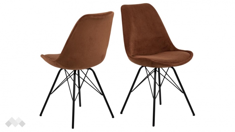 Трапезен стол Ерис кафяв - изглед 2