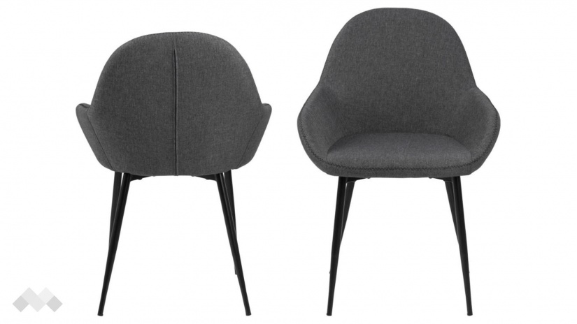 Трапезен стол Кандис сив - изглед 1