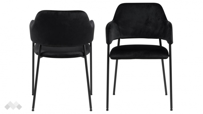 Трапезен стол Лима черен - изглед 1