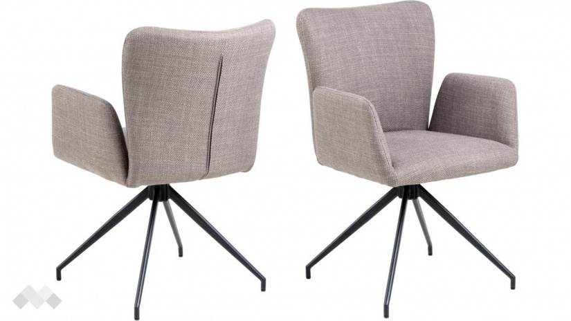 Трапезен стол Лора сив - изглед 2