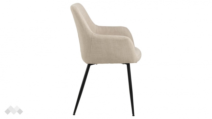 Трапезен стол Лувена бежов - изглед 3