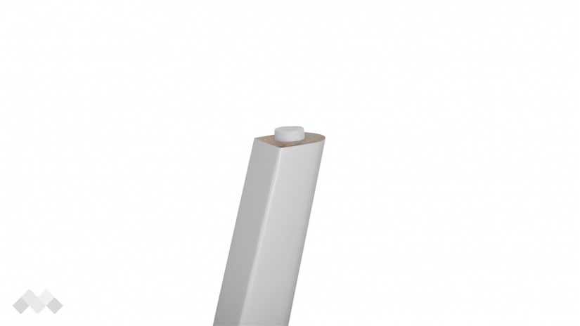 Трапезен стол Мелани зелен с бяло - изглед 4