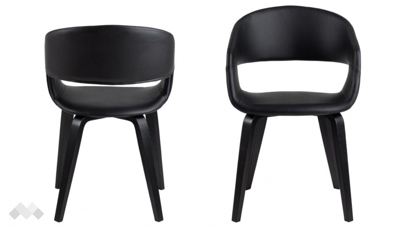 Трапезен стол Новелия черен - изглед 1