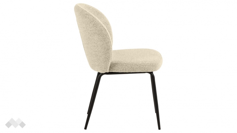 Трапезен стол Патриша бежов - изглед 3