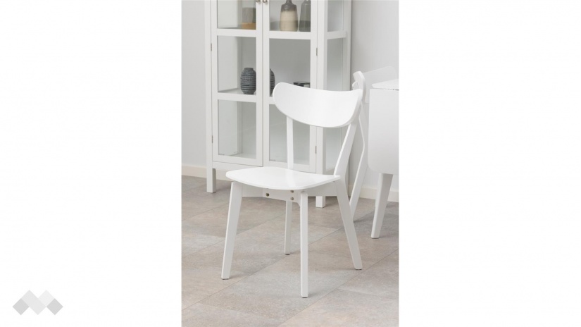 Трапезен стол Роксби бял - изглед 4