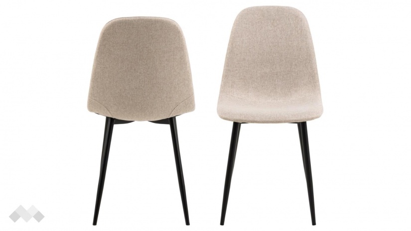 Трапезен стол Силия бежов - изглед 1