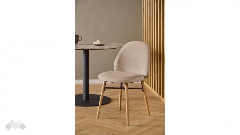 Трапезен стол София бежов - изглед 4