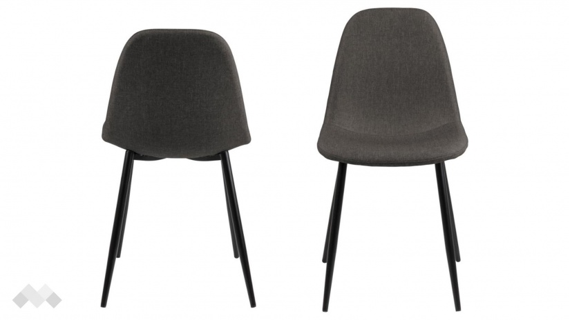 Трапезен стол Уилма графит - изглед 1