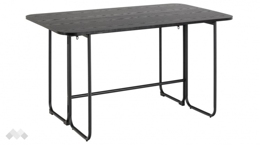 Трапезна маса Дарлингтън неразтегателни дъб черен мат - изглед 4