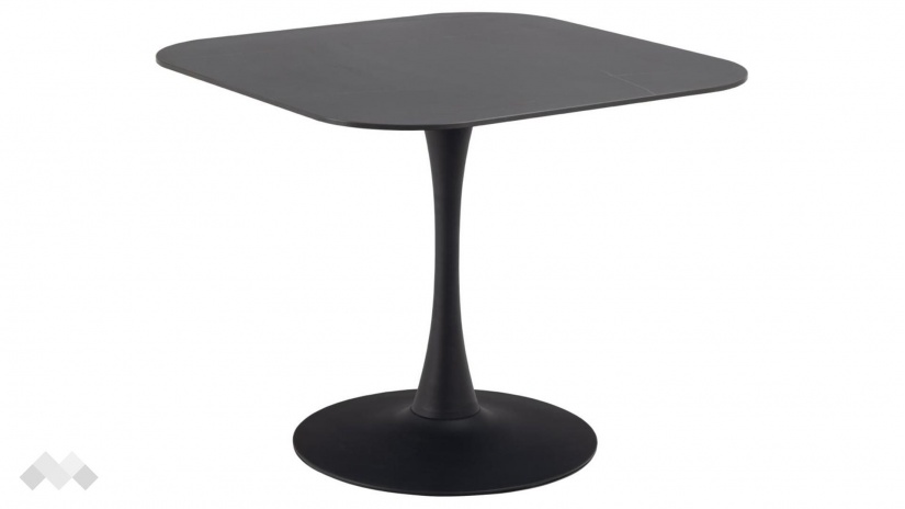 Трапезна маса Малта неразтегателни черен - изглед 2