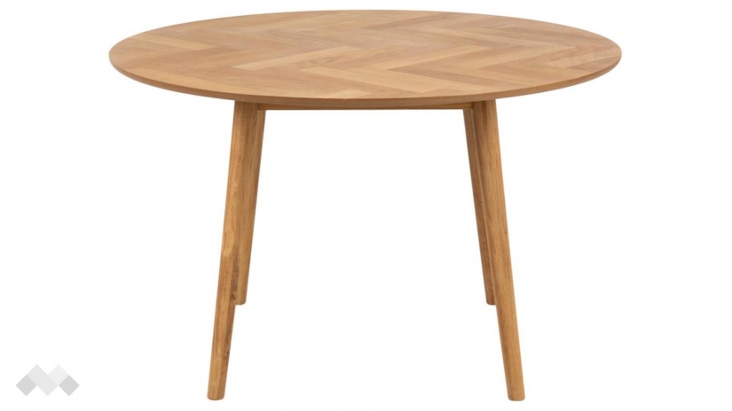 Трапезна маса Нагано неразтегателни дъб натурал - изглед 2